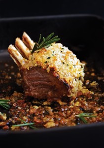 Honey Mustard & Parmesan Crusted Lamb Rack